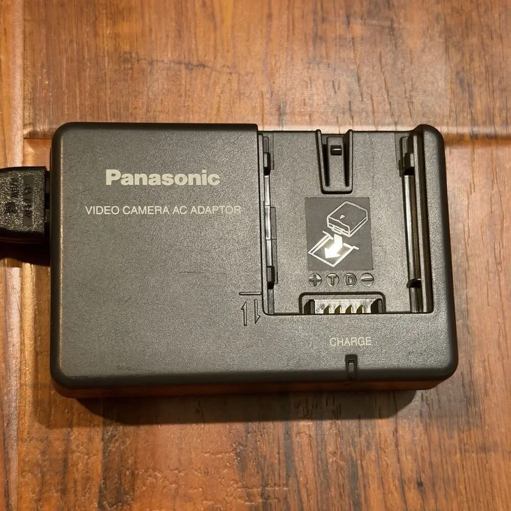 Panasonic PV-GS55 Compact Camcorder Palmcorder with Microphone & Charger - Works